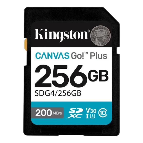 Card de Memorie Kingston Canvas Go! Plus, 256GB (SDG4/256GB)