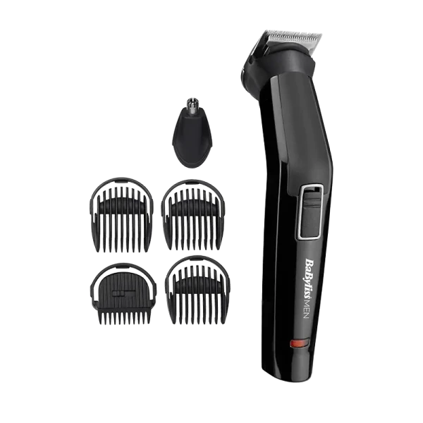 Trimmer pentru bărbați BaByliss 6-in-1 Multi Trimmer MT725E, Negru Trimmer pentru bărbați BaByliss 6-in-1 Multi Trimmer MT725E, Negru