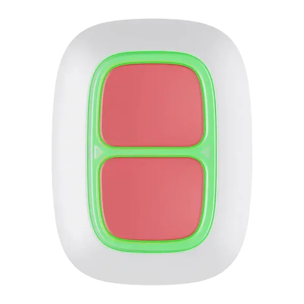 Buton de urgență Ajax DoubleButton, Alb Buton de urgență Ajax DoubleButton, Alb