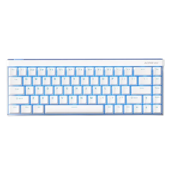 Tastatură MCHOSE Ace 68 Air, Cu fir, Snow White