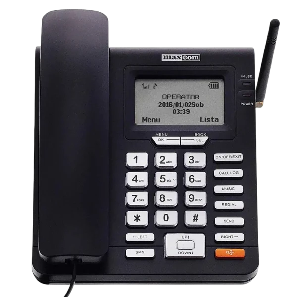 MAXCOM TELEFON FIX MM28DHS+GSM Black MAXCOM TELEFON FIX MM28DHS+GSM Black