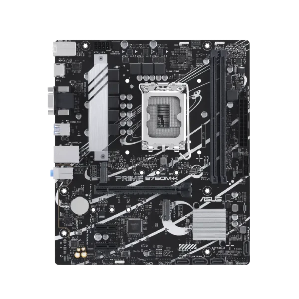 Материнская плата ASUS PRIME B760M-K, LGA1700, Intel B760, Micro-ATX