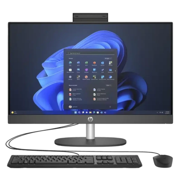 Computer All-in-One HP ProOne 240 G10, 24", Intel Core Ultra 7 155U, 16GB/512GB, Windows 11 Pro, Negru Computer All-in-One HP ProOne 240 G10, 24", Intel Core Ultra 7 155U, 16GB/512GB, Windows 11 Pro, Negru