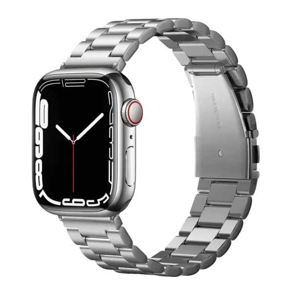 Ремешок для часов Spigen Modern Fit, Нержавеющая сталь, Серебристый