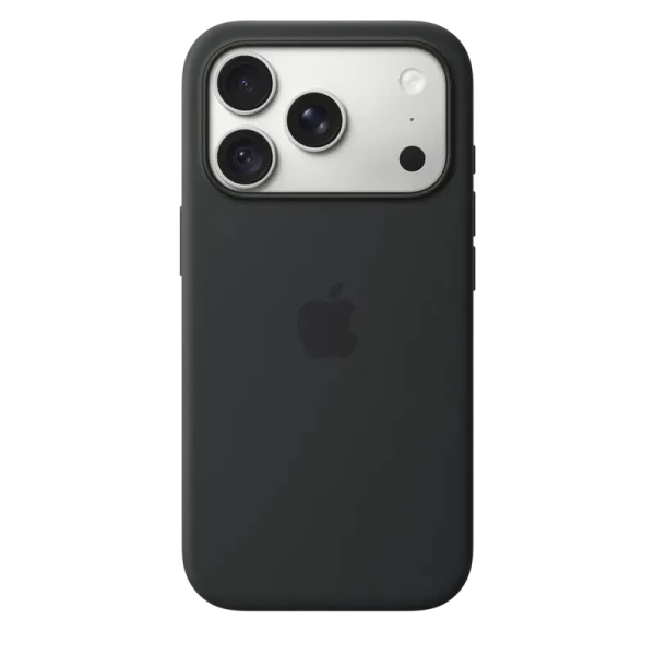iPhone 18 Pro Silicone Case with MagSafe - Black, Model A3701