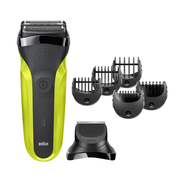 Aparat de ras electric Braun 300BT, Negru | Verde