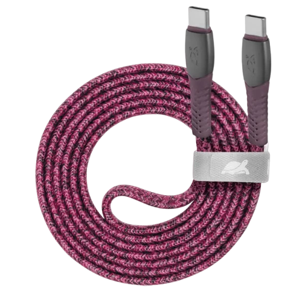 Cablu de încărcare și date Rivacase PS6105, USB Type-C/USB Type-C, 1,2m, Roșu