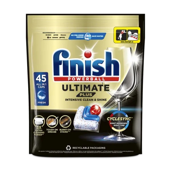 Таблетки Finish Ultimate Plus Fresh 45 шт