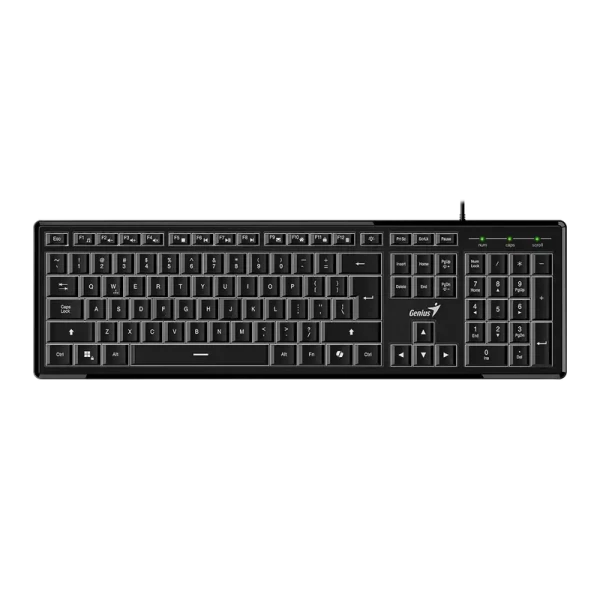 Клавиатура Genius SlimStar 820, Проводное, Чёрный Клавиатура Genius SlimStar 820, Проводное, Чёрный