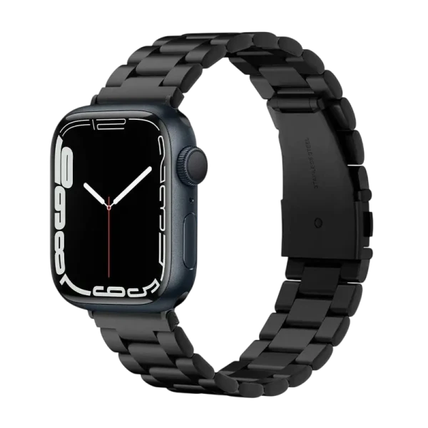 Curea pentru ceas Spigen Modern Fit, Oţel inoxidabil, Negru