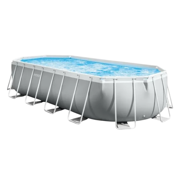 Каркасный бассейн Intex Prism Frame 26796, 13365л, Светло-серый, 26796 Каркасный бассейн Intex Prism Frame 26796, 13365л, Светло-серый, 26796