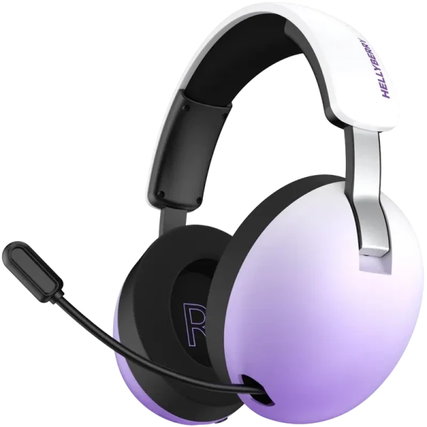 Игровая Гарнитура HATOR Hellyberry HH30 Pro, Беспроводной, Белый | Фиолетовый