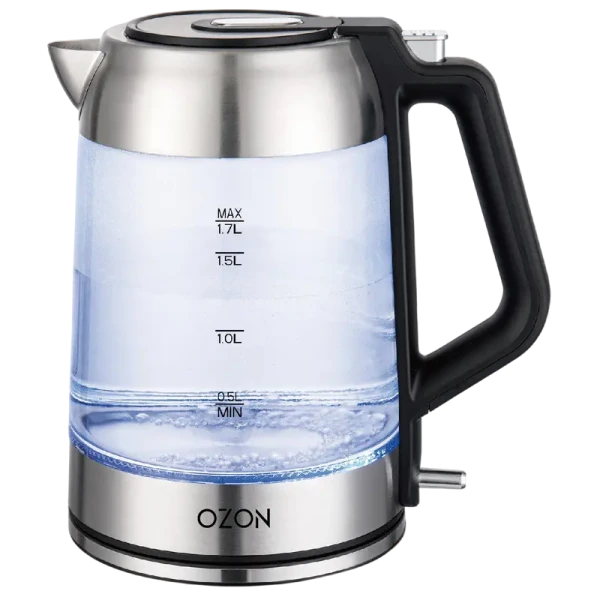 Fierbător electric OZON EKC-1705A-GS, Oțel inoxidabil Fierbător electric OZON EKC-1705A-GS, Oțel inoxidabil