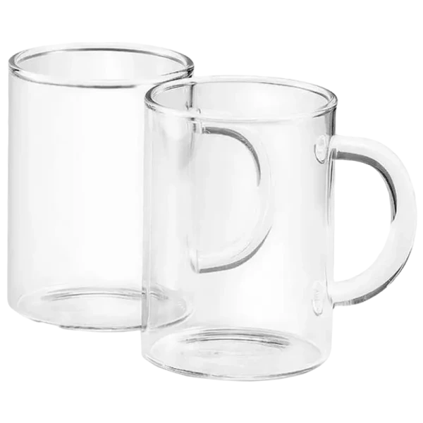 Set de pahare DeLonghi DLSC320, 250 ml, 2 buc, Transparent Set de pahare DeLonghi DLSC320, 250 ml, 2 buc, Transparent