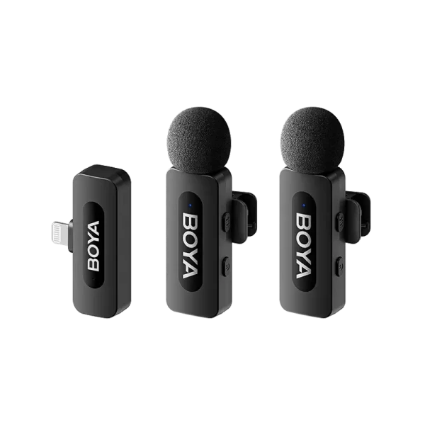 Microfon portabil pentru înregistrare vocală Boya BY-V2 V2.0, Fără fir, Negru Microfon portabil pentru înregistrare vocală Boya BY-V2 V2.0, Fără fir, Negru
