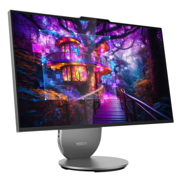 Computer All-in-One Lenovo Yoga 27IAH10, 27", Intel Core Ultra 9 285H, 32GB/1024GB, Windows 11 Pro, Luna Grey