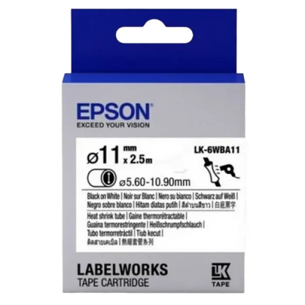Картридж с лентой Epson LK-6WBA11, 24 мм x 2,5 м