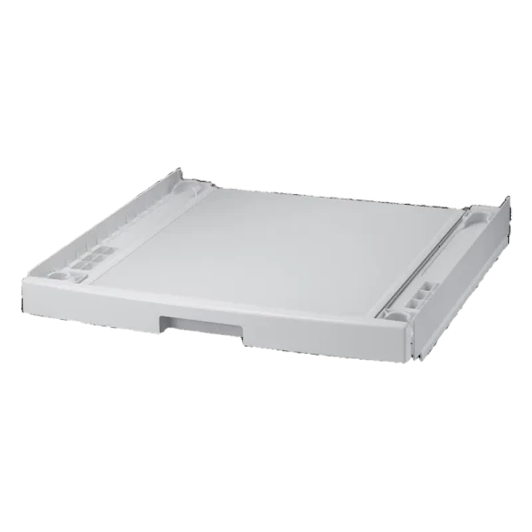 Kit cu raft extensibil pentru instalarea uscătoarelor și mașinilor de spălat Samsung SKK-DD, Alb Kit cu raft extensibil pentru instalarea uscătoarelor și mașinilor de spălat Samsung SKK-DD, Alb