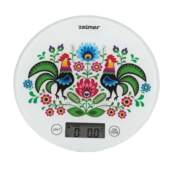 Электронные кухонные весы Zelmer ZKS1611, Белый