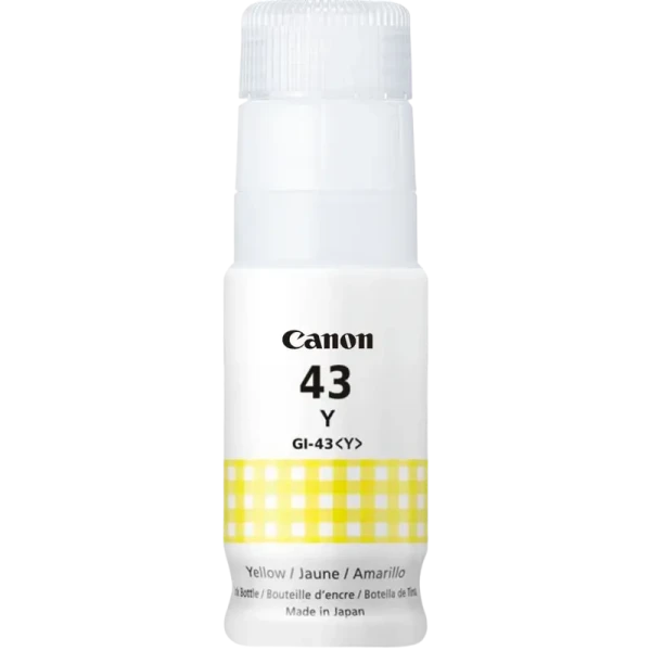 Recipient de cerneală Canon GI-43, 60ml, Galben Recipient de cerneală Canon GI-43, 60ml, Galben