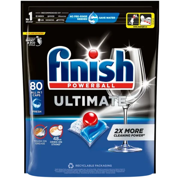 Tablete Finish Ultimate Fresh 80 buc