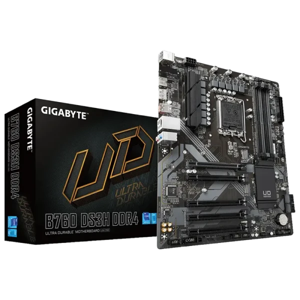 Материнская плата Gigabyte B760 DS3H DDR4, LGA1700, Intel B760, ATX Материнская плата Gigabyte B760 DS3H DDR4, LGA1700, Intel B760, ATX