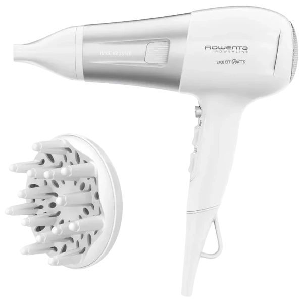 Uscător de păr Rowenta Powerline CV5930F0, 2400 W, Alb