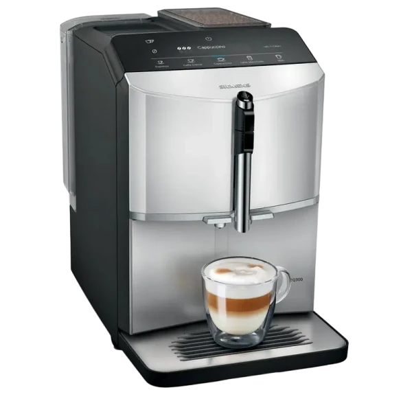 Кофемашина Siemens TF303E01, Серебристый | Черный Кофемашина Siemens TF303E01, Серебристый | Черный