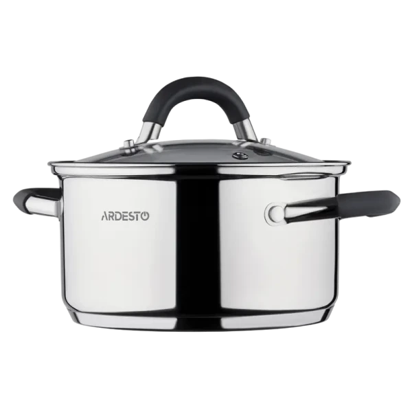 Кастрюля Ardesto AR1908CS, 0,8л, 12см, Нержавеющая сталь