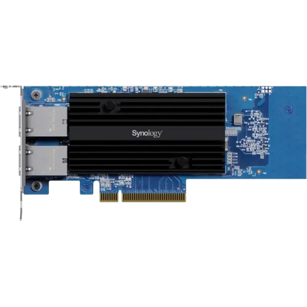 Adaptor de rețea SYNOLOGY E10G30-T2 placă de expansiune de mare viteză, Albastru Adaptor de rețea SYNOLOGY E10G30-T2 placă de expansiune de mare viteză, Albastru