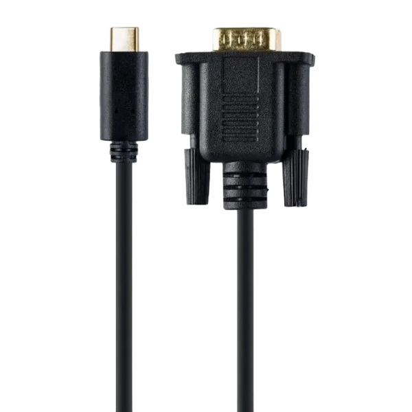 Cablu Video Cablexpert A-CM-VGAM-01, USB Type-C (M) - VGA (M), 0.15 m, Negru Cablu Video Cablexpert A-CM-VGAM-01, USB Type-C (M) - VGA (M), 0.15 m, Negru