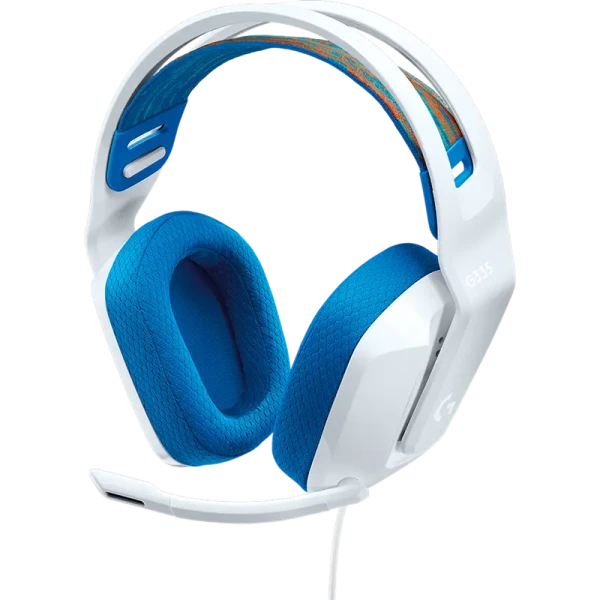 Căști gaming Logitech G335, Cu fir, Alb Căști gaming Logitech G335, Cu fir, Alb