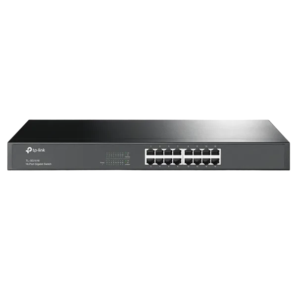 Сетевой коммутатор TP-LINK TL-SG1016, 16x 10/100/1000 Мбит/с Сетевой коммутатор TP-LINK TL-SG1016, 16x 10/100/1000 Мбит/с