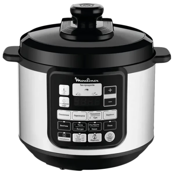 Aparat de gătit multifuncțional Moulinex CE620D34, Negru / Oțel Inoxidabil Aparat de gătit multifuncțional Moulinex CE620D34, Negru / Oțel Inoxidabil