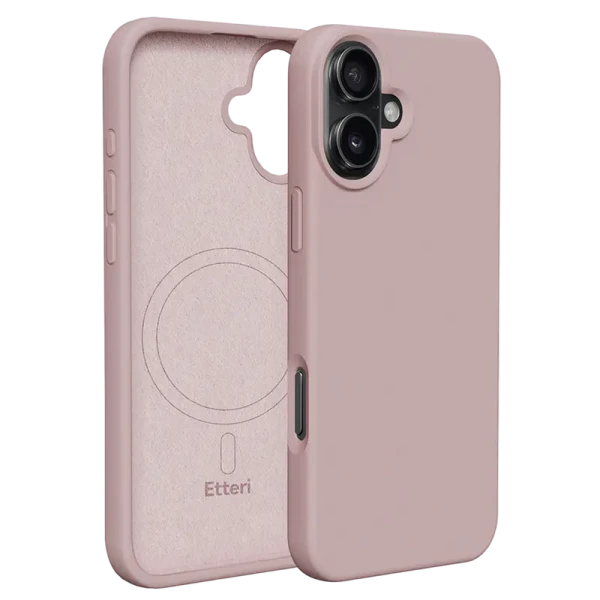 Husă Etteri Silicone Mag case pentru iPhone 16 Plus, Light Pink Husă Etteri Silicone Mag case pentru iPhone 16 Plus, Light Pink