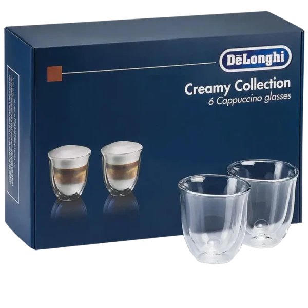 Set de pahare De'Longhi DLSC301, Transparent Set de pahare De'Longhi DLSC301, Transparent