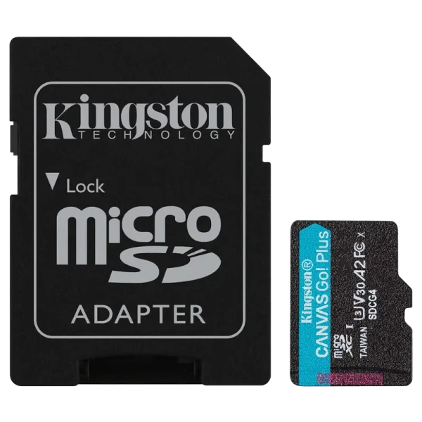 Карта памяти Kingston Canvas Go! Plus, 256Гб (SDCG4/256GB) Карта памяти Kingston Canvas Go! Plus, 256Гб (SDCG4/256GB)