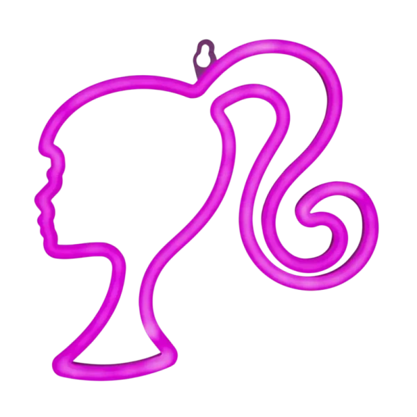 Ночник Paladone Barbie Wall Mountable LED Neon Light, Розовый