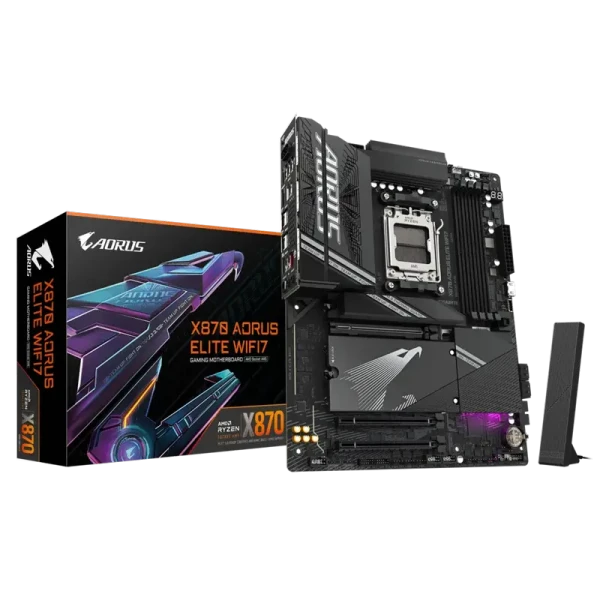 Placă de bază Gigabyte X870 A ELITE WIFI7, AM5, AMD X870, ATX