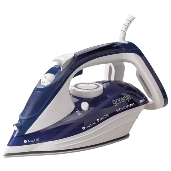Fier de călcat Gorenje Steam care pro SIH2600BLC, 2600W, Albastru