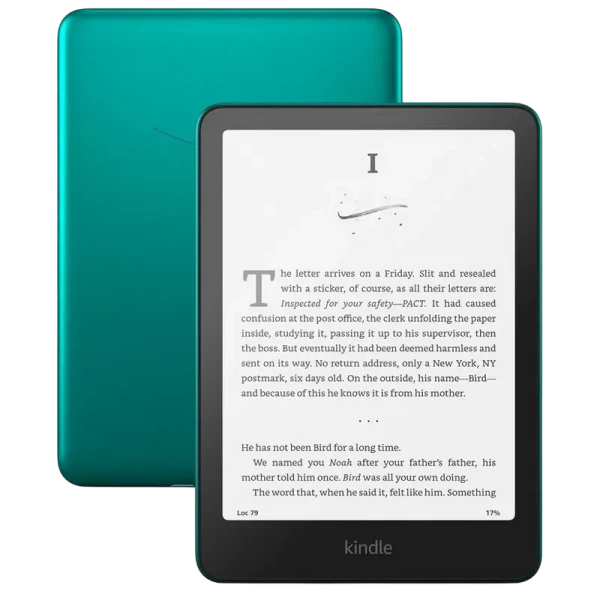 eBook Reader Amazon Kindle Paperwhite (12th Gen) 2024 Signature Edition, Metallic Jade