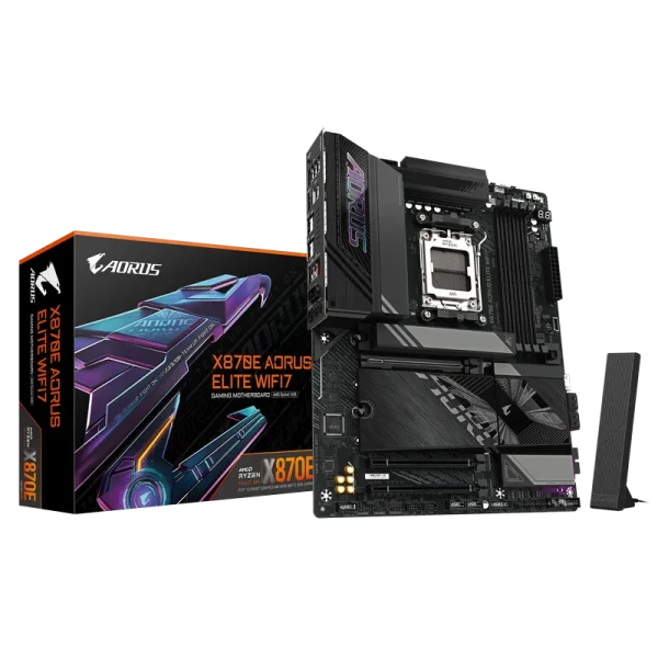 Placă de bază Gigabyte X870E A ELITE WIFI7, AM5, AMD X870E, ATX