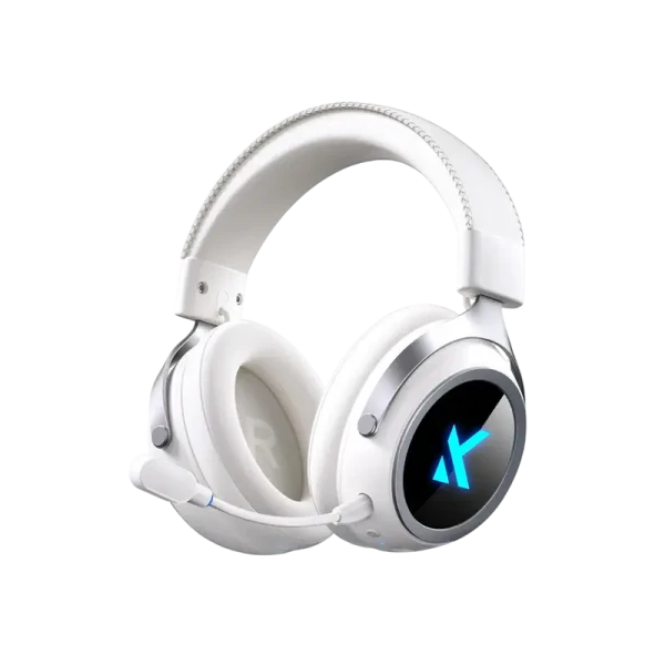 Căști gaming MCHOSE X9, Fără fir/Cu fir, Alb Căști gaming MCHOSE X9, Fără fir/Cu fir, Alb