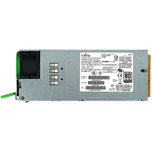 PSU modular Fujitsu S26113-F574-L13, 800W Platină PSU modular Fujitsu S26113-F574-L13, 800W Platină