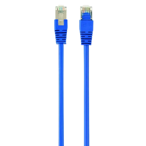 Patch cord Cablexpert PP22-0.5M/B, Cat5e FTP, 0,5m, Albastru
