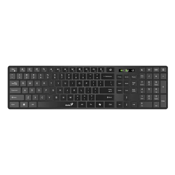 Клавиатура Genius SlimStar 7250BT, Беспроводное, Чёрный