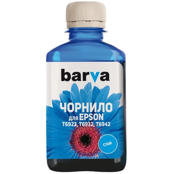 Контейнер с чернилами Barva T6931, 180мл, Голубой
