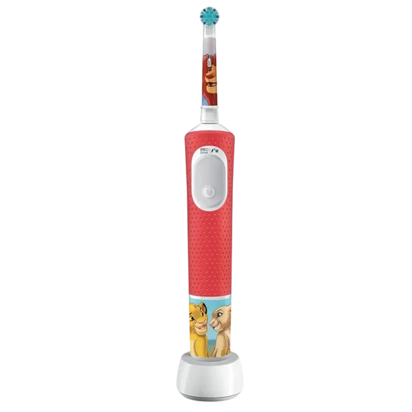 Periuță de dinți electrică Braun Oral-B Pro Kids Lion King, Roșu | Alb Periuță de dinți electrică Braun Oral-B Pro Kids Lion King, Roșu | Alb