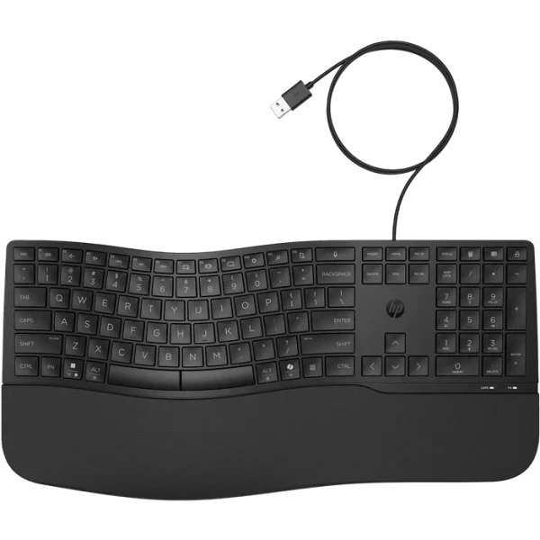 Клавиатура HP 480 Comfort, Проводное, Чёрный Клавиатура HP 480 Comfort, Проводное, Чёрный