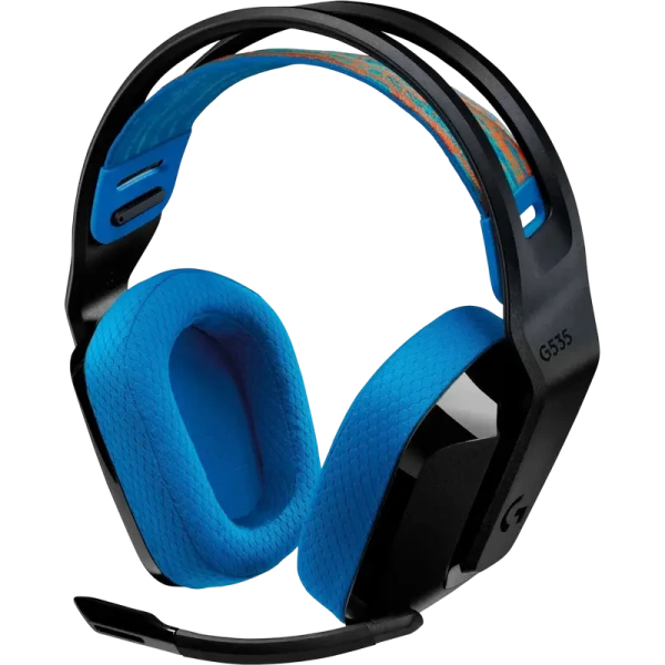 Игровая Гарнитура Logitech G535, Беспроводной, Черный | Синий Игровая Гарнитура Logitech G535, Беспроводной, Черный | Синий